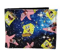 Spongebob Squarepants Patrick Cartoon PU Faux Leather Bifold Wallet