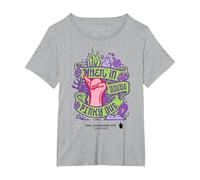 Spongebob Squarepants Patrick Pinky Out T-Shirt, Women's Plus, Heather Grey, 2X