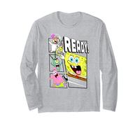 Spongebob Squarepants Patrick Sandy and Plankton Ready Team Long Sleeve T-Shirt