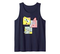 Spongebob Squarepants Patrick Squidward Best Friends Retro Tank Top