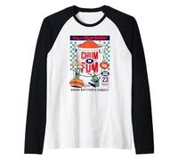 Spongebob Squarepants Plankton Chum Bucket Chum is Fum Raglan Baseball Tee