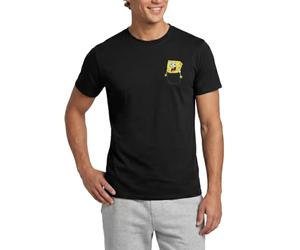 Spongebob Squarepants Pocket Spongebob Men's T-Shirt Black