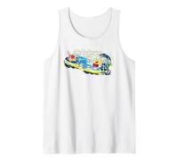 Spongebob Squarepants Pro Boarder Wave Rider Fun Classic 90s Tank Top
