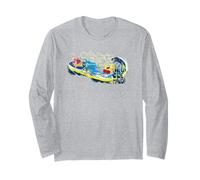 Spongebob Squarepants Pro Wave Rider Surfing 90s Comic Gifts Long Sleeve T-Shirt