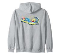 SpongeBob SquarePants Pro Wave Rider Surfing 90s Comic Gifts Zip Hoodie