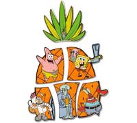 SpongeBob SquarePants Puzzle Mystery Enamel Pin Blind Box | SpongeBob and Gary, Patrick, Sandy, Squidward, Mr. Krabs, or Plankton