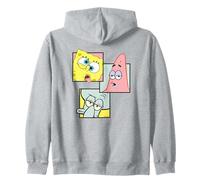 SpongeBob SquarePants Retro Best Friends Patrick Squidward Zip Hoodie