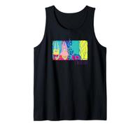 Spongebob Squarepants Retro Summer Surf Patrick Holiday Vibe Tank Top