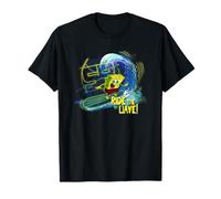 Spongebob Squarepants Ride The Wave Surfing Fun 90s Design T-Shirt