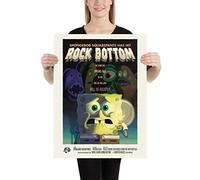 SPONGEBOB SQUAREPANTS Rock Bottom Premium Satin Poster