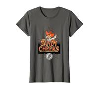 Spongebob Squarepants Sandy Cheeks Howdy T-Shirt, Women, Asphalt Grey, 3X-Large