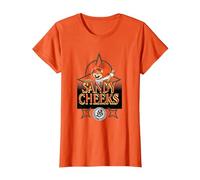 Spongebob Squarepants Sandy Cheeks Howdy T-Shirt, Women, Orange, X-Small