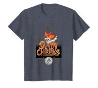 Spongebob Squarepants Sandy Cheeks Howdy T-Shirt, Youth, Heather Blue, 3T