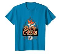 Spongebob Squarepants Sandy Cheeks Howdy T-Shirt, Youth, Sapphire Blue, X-Small