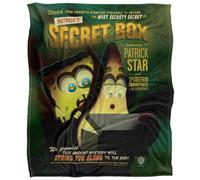 Spongebob Squarepants Secret Box Silky Supersoft Blanket Multicoloured (One Size)