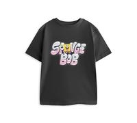SpongeBob SquarePants Short Sleeved T-Shirt (Boys Black)