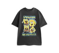 SpongeBob SquarePants Short Sleeved T-Shirt | Unisex Black | Official Merch