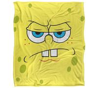 SpongeBob SquarePants Silky Angry Face Supersoft Blanket