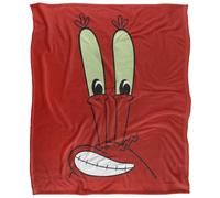 SpongeBob SquarePants Silky Face Mr Krabs Supersoft Blanket