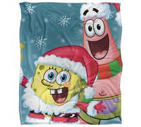 SpongeBob SquarePants Silky Santa Supersoft Blanket