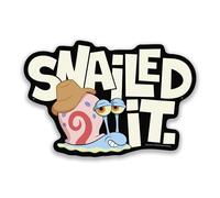 SpongeBob SquarePants Snailed It Metal Wall Decor