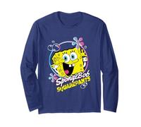 Spongebob Squarepants Spongebob Bubble Flower Long Sleeve T-Shirt