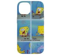 SpongeBob SquarePants SpongeBob Bubble Technique Grid Logo Case for iPhone 14