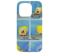SpongeBob SquarePants SpongeBob Bubble Technique Grid Logo Case for iPhone 15 Pro