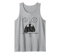 Spongebob Squarepants Spongebob Doogle Face Tank Top, Men, Heather Grey, Large