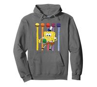 SpongeBob SquarePants SpongeBob Krabby Patties Colorful Pullover Hoodie