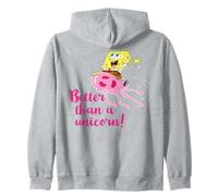 SpongeBob SquarePants Squid Unicorn Classic Happy Friends Zip Hoodie