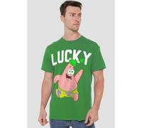 Spongebob Squarepants St. Patrick'S Day Lucky Patrick Unisex T-Shirt, Kelly Green | Size: 3XL Spongebob Green 3XL