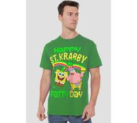 Spongebob Squarepants St. Patrick'S Day St. Krabby Patty Day Unisex T-Shirt, Kelly Green | Size: Medium Spongebob Green M