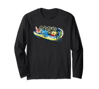 Spongebob Squarepants Surf Wave Riding Style 90s Fun Artwork Long Sleeve T-Shirt