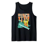 Spongebob Squarepants Surf's Up Palm Trees Tank Top