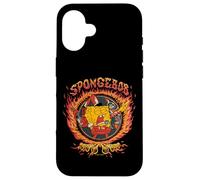 SpongeBob SquarePants Sweet Victory Band On Fire Poster Case for iPhone 16