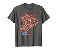 Spongebob Squarepants The Krusty Krab T-Shirt, Men, Asphalt Grey, X-Large