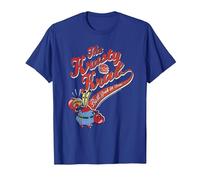 Spongebob Squarepants The Krusty Krab T-Shirt, Men, Royal Blue, 3X-Large