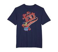 Spongebob Squarepants The Krusty Krab T-Shirt, Men's Big and Tall, Navy Blue, 6X Tall