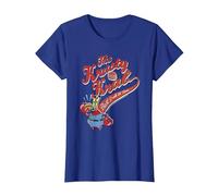 Spongebob Squarepants The Krusty Krab T-Shirt, Women, Royal Blue, 3X-Large