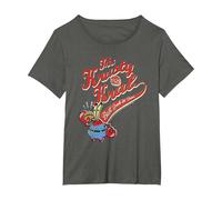Spongebob Squarepants The Krusty Krab T-Shirt, Women's Plus, Asphalt Grey, 1X