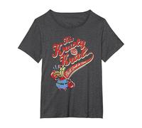 Spongebob Squarepants The Krusty Krab T-Shirt, Women's Plus, Dark Heather Grey, 6X