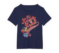 Spongebob Squarepants The Krusty Krab T-Shirt, Women's Plus, Navy Blue, 2X