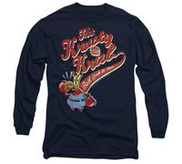 Spongebob Squarepants The Krusty Krab Unisex Adult Longsleeve T Shirt, Navy, S