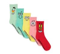 SpongeBob SquarePants Unisex Adult Socks (Pack of 5)