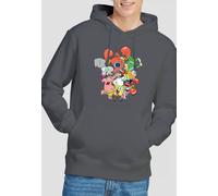Spongebob The Whole Gang Hoddie, Charcoal | Size: Small Spongebob Charcoal S