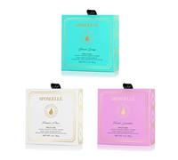 Spongellé Wild Flower Bath Sponge with Box Bundle, Mothers Day Gift | Beach Grass, French Lavender, Freesia Pear | Built-in Body Wash & Body Scrubber, Shower Loofah Sponge for Women | 14+ uses