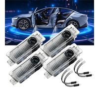 Spongent 4 Pieces LED Door Projector Lights Compatible with Mini Cooper, Puddle Welcome Lamps for Selected R55 R56 R57 R58 R59 R60 R61 F54 F55 F56 F57 F60 Models, 2008-2024