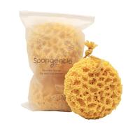 Spongentle Deep Cleansing Body Loofah Sponge, Natural Colors, for Bath and Shower, Multiple Textures for Gentle and Deep Exfoliation, Generous and Rich Lather, (Pack of 3)