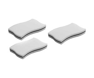 Sponges, Foam, White, 3 Stück (1er Pack)